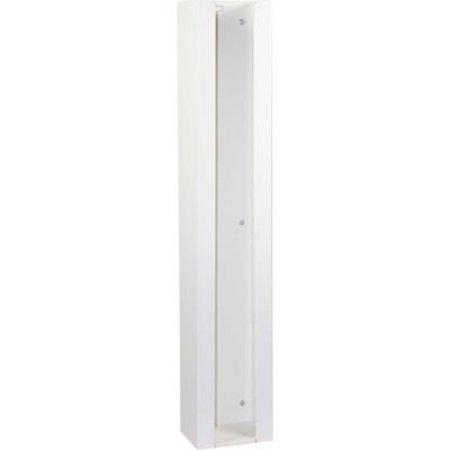 TRIPPNT TrippNT„¢ Vertical Glove Box and Kimwipe Holder with Magnet Mount, 6"W x 4"D x 31"H, White 50481